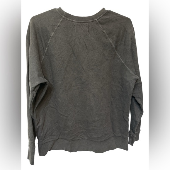 ANTHROPOLOGIE x SOL ANGELES Chic Sweatshirt Women's Size Large Dark Gray - Picture 2 of 6